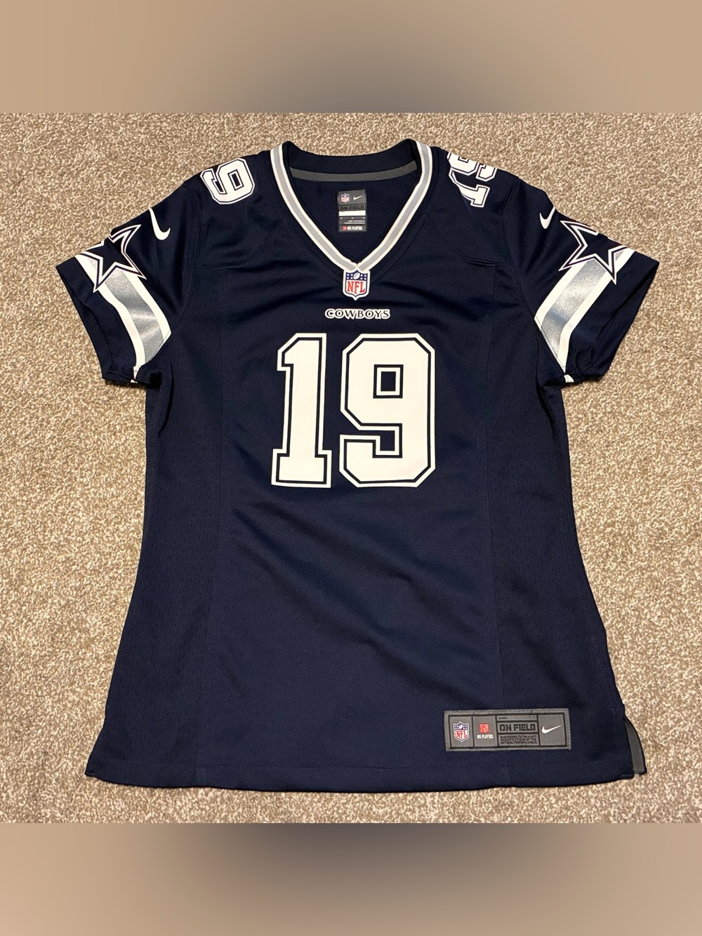 Women’s Nike Dallas Cowboys Miles Austin #19 Sz Medium Blue NFL On Field Jersey